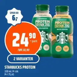 Coop Obs Starbucks Protein tilbud