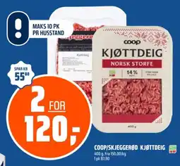 Coop Obs Coop kjøttdeig tilbud