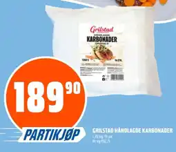 Coop Obs Grilstad håndlagde karbonader tilbud