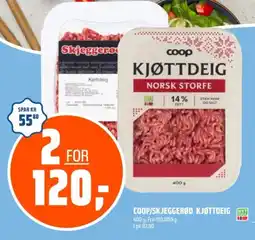 Coop Obs Coop kjøttdeig tilbud
