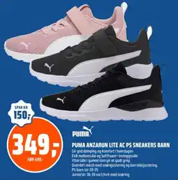 Coop Obs Puma Anzarun Lite Ac Ps Sneakers Barn tilbud
