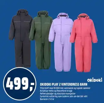 Coop Obs Okidoki Play 2 Vinterdress Barn tilbud