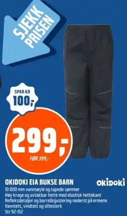 Coop Obs Okidoki eia bukse barn tilbud
