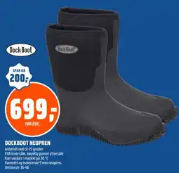 Coop Obs Dock Boot Dockboot Neopren tilbud