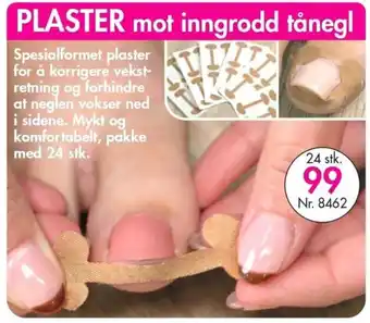 Nyttig Plaster mot inngrodd tånegl tilbud