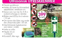 Nyttig Ultrasonisk dyreskremmer tilbud