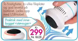 Nyttig Praktisk med innebygget «støvsuger» tilbud
