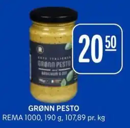 Rema 1000 Rema Grønn Pesto tilbud