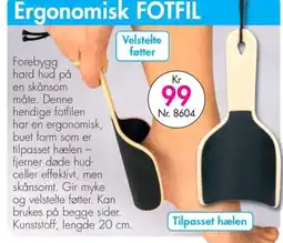 Nyttig Ergonomisk Fotfil tilbud