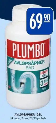 Rema 1000 Plumbo avløpsåpner gel tilbud