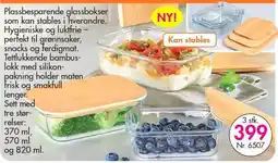 Nyttig Plassbesparende glassbokser tilbud