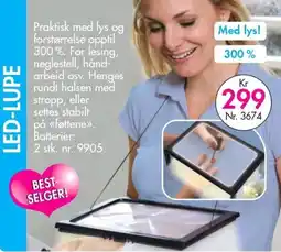 Nyttig LED-LUPE tilbud
