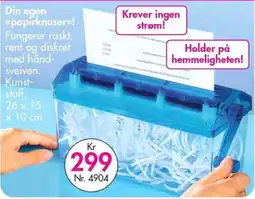 Nyttig Papirknuser tilbud