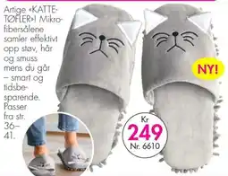 Nyttig Artige KATTE-TØFLER tilbud