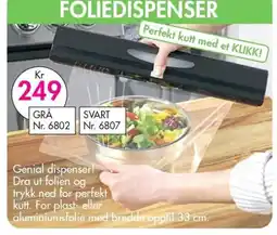 Nyttig Foliedispenser tilbud