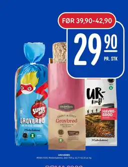 Rema 1000 Mesterbakeren Grovbrød tilbud