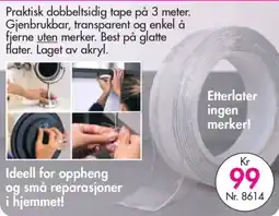 Nyttig Praktisk dobbeltsidig tape tilbud