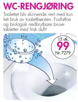 Nyttig WC-rengjøring tilbud