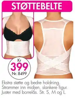 Nyttig Støttebelte tilbud