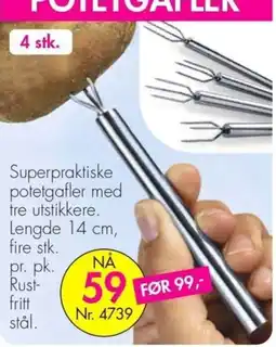 Nyttig Potetgafler tilbud