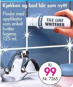 Nyttig Wendotile line whitener tilbud