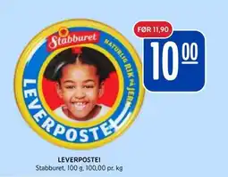 Rema 1000 Stabburet Leverpostei tilbud