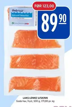 Rema 1000 Gode hav Laks Lenke U/Skinn tilbud