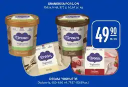 Rema 1000 Dream Yoghurtis tilbud