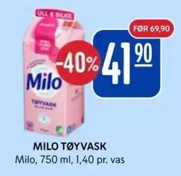 Rema 1000 Milo tøylvask tilbud