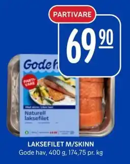 Rema 1000 Gode hav laksefilet m/skinn tilbud