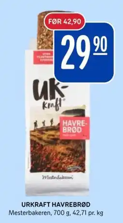 Rema 1000 Urkraft havrebrød tilbud