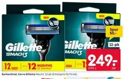 Rusta Barberblad, herre Gillette tilbud