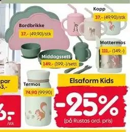 Rusta Elsaform Kids tilbud