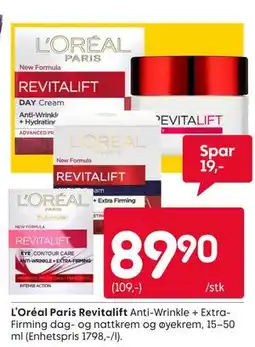 Rusta L’Oréal Paris Revitalift tilbud