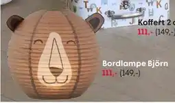 Rusta Bordlampe Björn tilbud