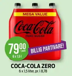 Kiwi COCA-COLA ZERO tilbud