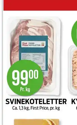 Kiwi SVINEKOTELETTER tilbud