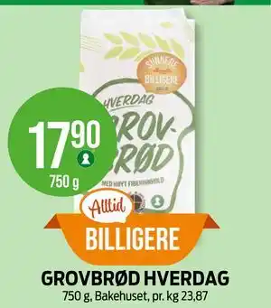 Kiwi GROVBRØD HVERDAG tilbud