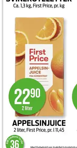 Kiwi APPELSINJUICE tilbud