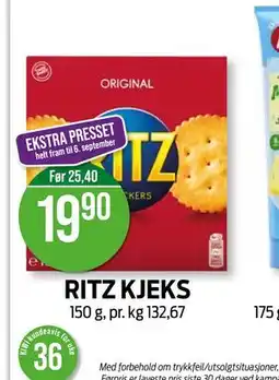 Kiwi RITZ KJEKS tilbud