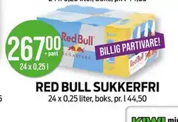 Kiwi RED BULL SUKKERFRI tilbud