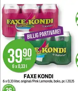 Kiwi FAXE KONDI tilbud