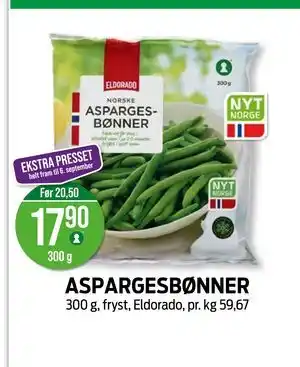 Kiwi ASPARGESBØNNER tilbud