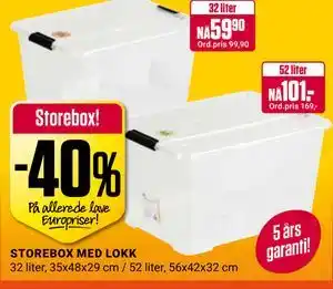STOREBOX MED LOKK