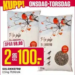 Europris SOLSIKKEFRØ tilbud
