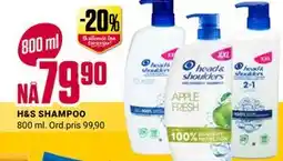 Europris H&S SHAMPOO tilbud