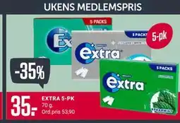 Europris EXTRA 5-PK, Medlemspris tilbud