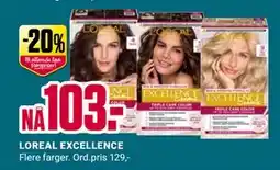 Europris LOREAL EXCELLENCE tilbud