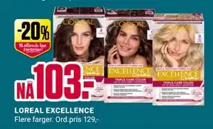Europris LOREAL EXCELLENCE tilbud