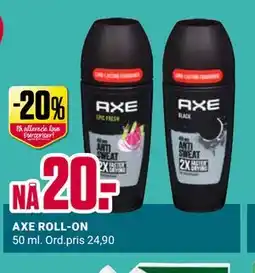 Europris AXE ROLL-ON tilbud